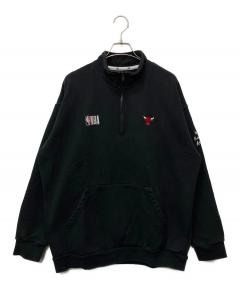 中古・古着通販】HUF (ハフ) ハーフジップスウェット ブラック サイズ