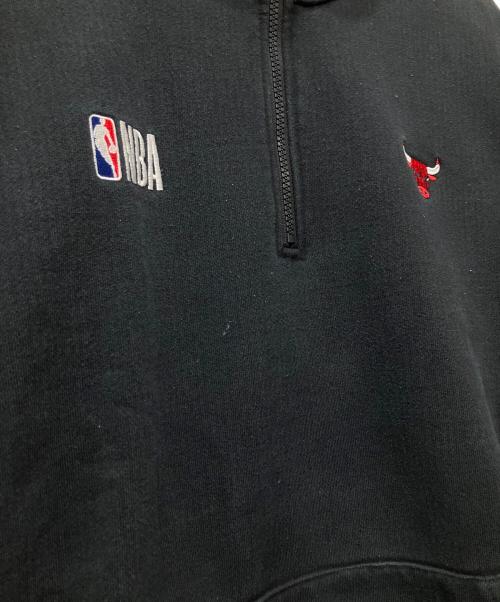 NBA（エヌビーエー）NBA (エヌビーエー) ハーフジップスウェット ブラック サイズ:Lの古着・服飾アイテム