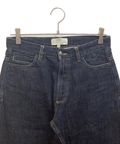 STUDIO NICHOLSON（スタジオ ニコルソン）STUDIO NICHOLSON (スタジオ ニコルソン) デニムパンツ レッドの古着・服飾アイテム