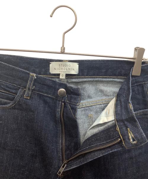 STUDIO NICHOLSON（スタジオ ニコルソン）STUDIO NICHOLSON (スタジオ ニコルソン) デニムパンツ レッドの古着・服飾アイテム