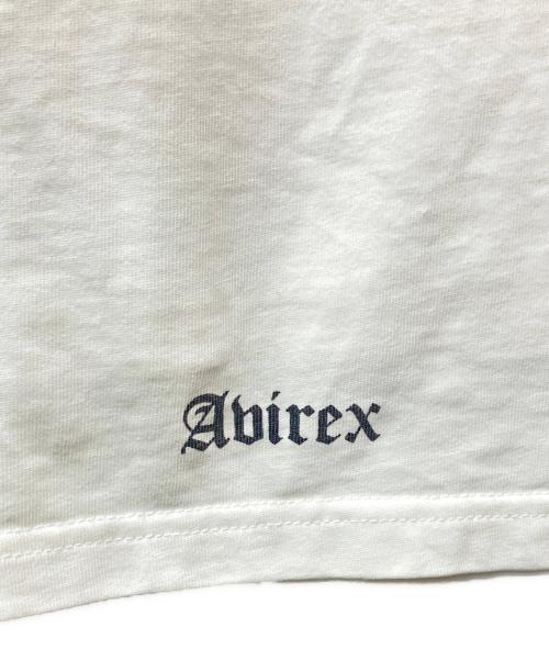 AVIREX（アヴィレックス）AVIREX (アヴィレックス) 半袖カットソー ホワイト サイズ:Lの古着・服飾アイテム