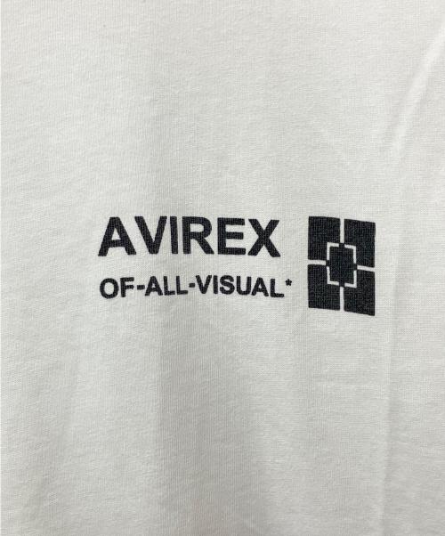 AVIREX（アヴィレックス）AVIREX (アヴィレックス) 半袖カットソー ホワイト サイズ:Lの古着・服飾アイテム