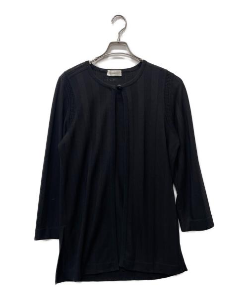Yves Saint Laurent（イヴサンローラン）Yves Saint Laurent (イヴサンローラン) 薄手カーディガン ブラック サイズ:Mの古着・服飾アイテム