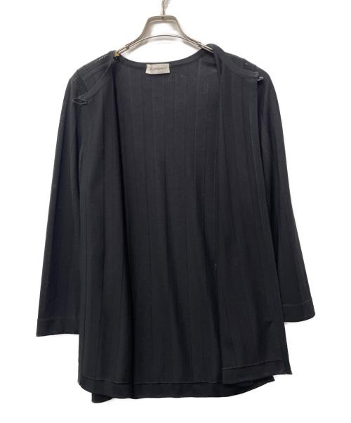 Yves Saint Laurent（イヴサンローラン）Yves Saint Laurent (イヴサンローラン) 薄手カーディガン ブラック サイズ:Mの古着・服飾アイテム