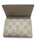中古・古着 GUCCI (グッチ) ダブルG カードケース（名刺入れ） ベージュ：30000円