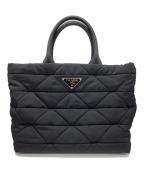 PRADAプラダ）の古着「ミディアム パデッド Re-Nylon トートバッグ」｜ブラック