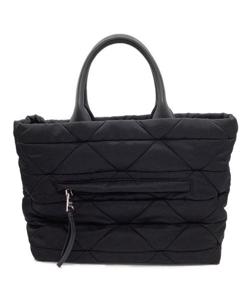 PRADA（プラダ）PRADA (プラダ) ミディアム パデッド Re-Nylon トートバッグ ブラックの古着・服飾アイテム