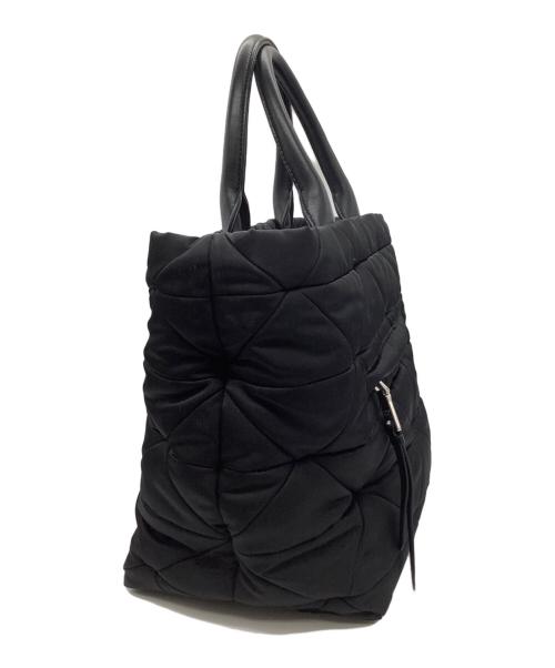 PRADA（プラダ）PRADA (プラダ) ミディアム パデッド Re-Nylon トートバッグ ブラックの古着・服飾アイテム