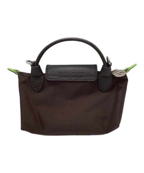 LONGCHAMP（ロンシャン）LONGCHAMP (ロンシャン) ルプリアージュ　ショルダーポーチ ブラウンの古着・服飾アイテム