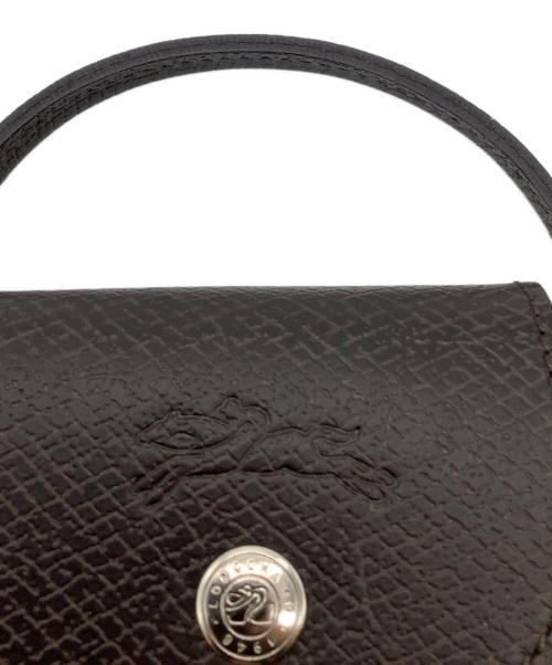 LONGCHAMP（ロンシャン）LONGCHAMP (ロンシャン) ルプリアージュ　ショルダーポーチ ブラウンの古着・服飾アイテム