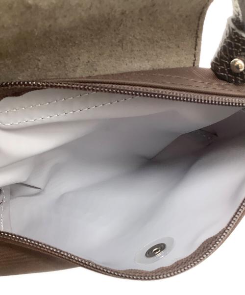 LONGCHAMP（ロンシャン）LONGCHAMP (ロンシャン) ルプリアージュ　ショルダーポーチ ブラウンの古着・服飾アイテム