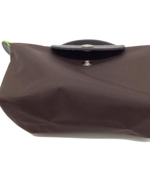 LONGCHAMP（ロンシャン）LONGCHAMP (ロンシャン) ルプリアージュ　ショルダーポーチ ブラウンの古着・服飾アイテム