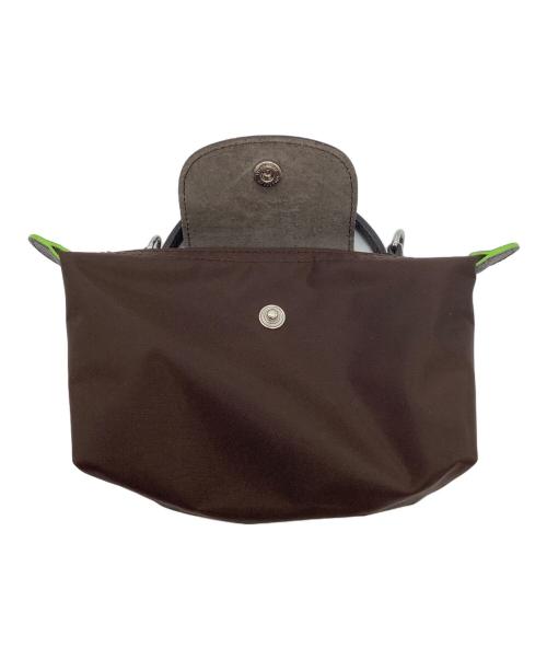 LONGCHAMP（ロンシャン）LONGCHAMP (ロンシャン) ルプリアージュ　ショルダーポーチ ブラウンの古着・服飾アイテム