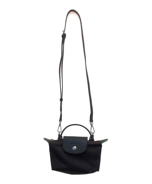 LONGCHAMP（ロンシャン）LONGCHAMP (ロンシャン) ルプリアージュ　ショルダーポーチ ブラウンの古着・服飾アイテム