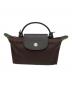 LONGCHAMP（ロンシャン）の古着「ルプリアージュ　ショルダーポーチ」｜ブラウン