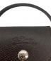 中古・古着 LONGCHAMP (ロンシャン) ルプリアージュ　ショルダーポーチ ブラウン：8000円