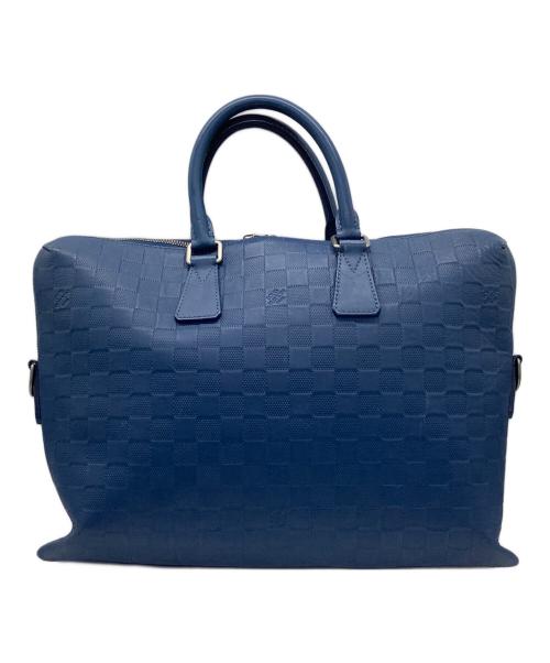 LOUIS VUITTON（ルイ ヴィトン）LOUIS VUITTON (ルイ ヴィトン) ダミエ・アンフィニ　ポルトドキュマン・ジュール　 ネプテューヌブルーの古着・服飾アイテム