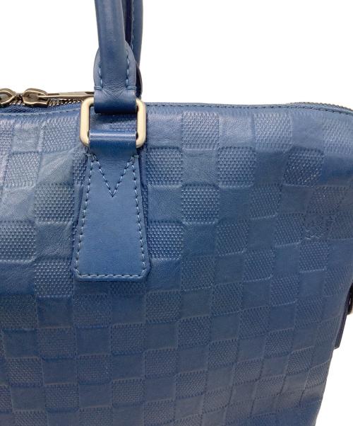 LOUIS VUITTON（ルイ ヴィトン）LOUIS VUITTON (ルイ ヴィトン) ダミエ・アンフィニ　ポルトドキュマン・ジュール　 ネプテューヌブルーの古着・服飾アイテム