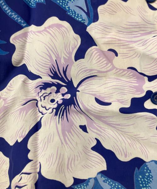 Sun Surf（サンサーフ）Sun Surf (サンサーフ) 半袖シャツ ネイビー×ホワイト サイズ:Mの古着・服飾アイテム