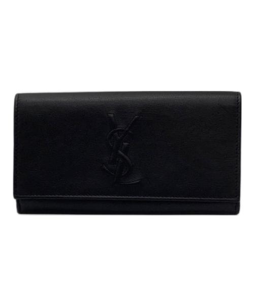 Saint Laurent Paris（サンローランパリ）Saint Laurent Paris (サンローランパリ) 長財布 ブラックの古着・服飾アイテム