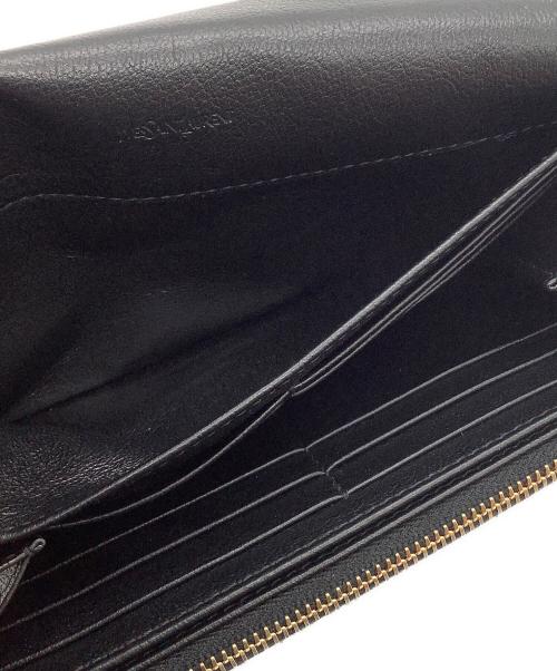 Saint Laurent Paris（サンローランパリ）Saint Laurent Paris (サンローランパリ) 長財布 ブラックの古着・服飾アイテム