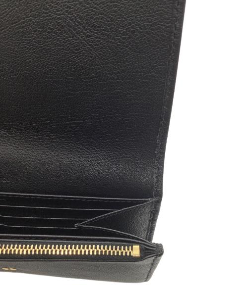 Saint Laurent Paris（サンローランパリ）Saint Laurent Paris (サンローランパリ) 長財布 ブラックの古着・服飾アイテム