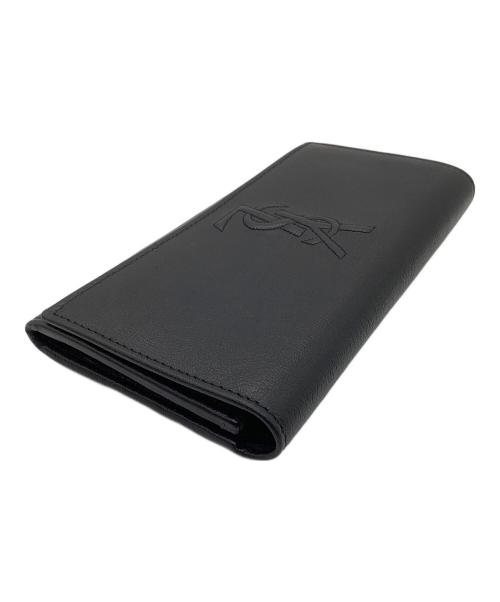 Saint Laurent Paris（サンローランパリ）Saint Laurent Paris (サンローランパリ) 長財布 ブラックの古着・服飾アイテム
