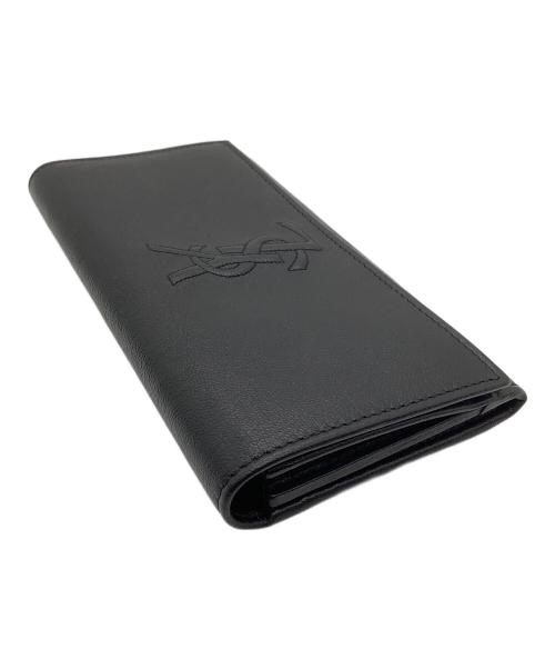 Saint Laurent Paris（サンローランパリ）Saint Laurent Paris (サンローランパリ) 長財布 ブラックの古着・服飾アイテム