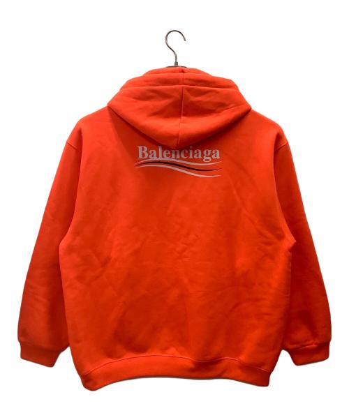 BALENCIAGA（バレンシアガ）BALENCIAGA (バレンシアガ) LOGO HOODIE オレンジ サイズ:XLの古着・服飾アイテム