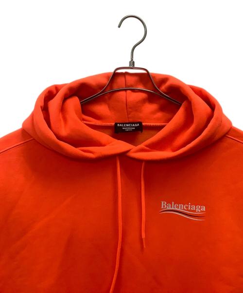BALENCIAGA（バレンシアガ）BALENCIAGA (バレンシアガ) LOGO HOODIE オレンジ サイズ:XLの古着・服飾アイテム
