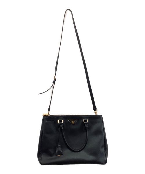 PRADA（プラダ）PRADA (プラダ) SAFFIANO LUX　2WAYバッグ ブラックの古着・服飾アイテム