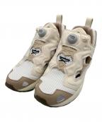 REEBOKリーボック）の古着「ローカットスニーカー」｜ベージュ×ホワイト