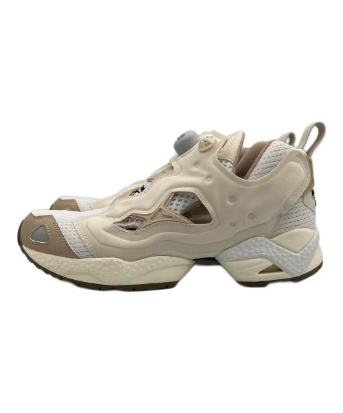 REEBOK（リーボック）REEBOK (リーボック) ローカットスニーカー ベージュ×ホワイト サイズ:27の古着・服飾アイテム