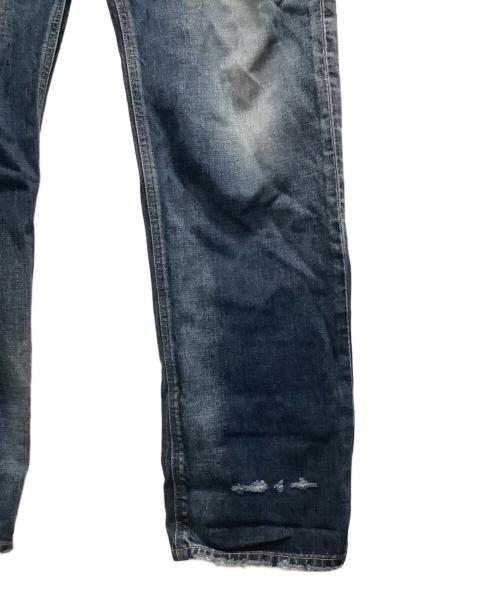 LEE（リー）LEE (リー) RIDERS LOOSE STRAIGHT PANTS ブルー サイズ:Sの古着・服飾アイテム
