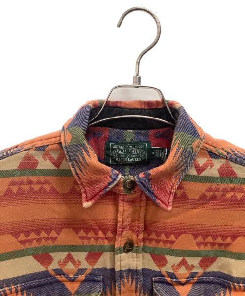 POLO COUNTRY（ポロカントリー）POLO COUNTRY (ポロカントリー) ラグジャケット オレンジ サイズ:Mの古着・服飾アイテム