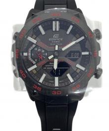 CASIO×EDIFICE（カシオ×エディフィス）の古着「EDIFICE SOSPENSIONE　腕時計」｜ブラック
