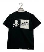 VANS×Mastermind JAPANヴァンズ×マスターマインド ジャパン）の古着「半袖Tシャツ」｜ブラック×ホワイト