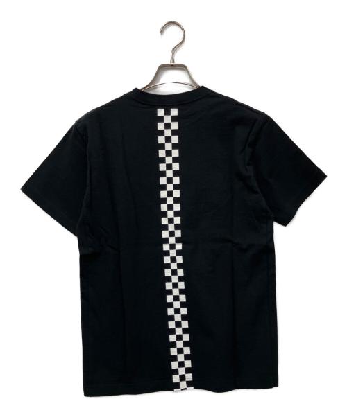 VANS（ヴァンズ）VANS (ヴァンズ) Mastermind JAPAN (マスターマインド ジャパン) 半袖Tシャツ ブラック×ホワイト サイズ:Sの古着・服飾アイテム