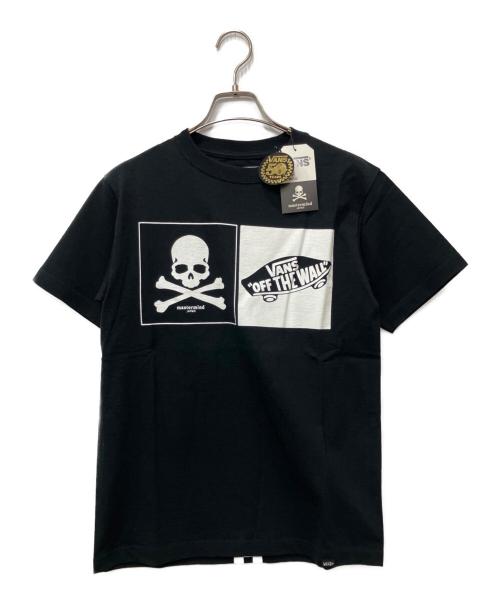 VANS（ヴァンズ）VANS (ヴァンズ) Mastermind JAPAN (マスターマインド ジャパン) 半袖Tシャツ ブラック×ホワイト サイズ:Sの古着・服飾アイテム