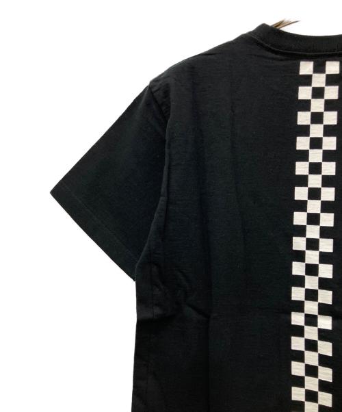 VANS（ヴァンズ）VANS (ヴァンズ) Mastermind JAPAN (マスターマインド ジャパン) 半袖Tシャツ ブラック×ホワイト サイズ:Sの古着・服飾アイテム