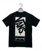 VANS×Mastermind JAPANヴァンズ×マスターマインド ジャパン）の古着「半袖Tシャツ」｜ブラック×ホワイト