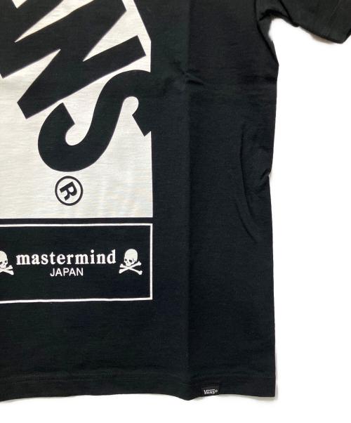 VANS（ヴァンズ）VANS (ヴァンズ) Mastermind JAPAN (マスターマインド ジャパン) 半袖Tシャツ ブラック×ホワイト サイズ:Mの古着・服飾アイテム