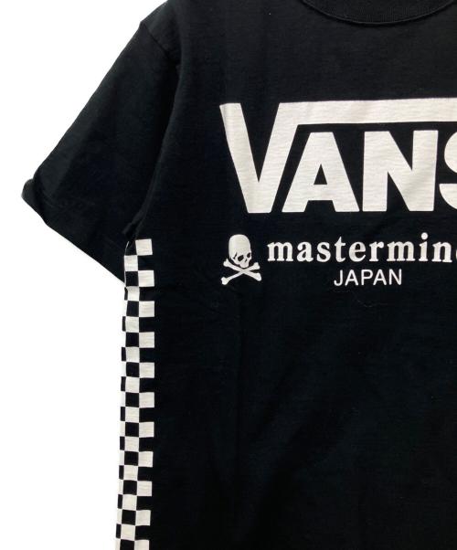 VANS（ヴァンズ）VANS (ヴァンズ) Mastermind JAPAN (マスターマインド ジャパン) 半袖Tシャツ ブラック×ホワイト サイズ:Mの古着・服飾アイテム
