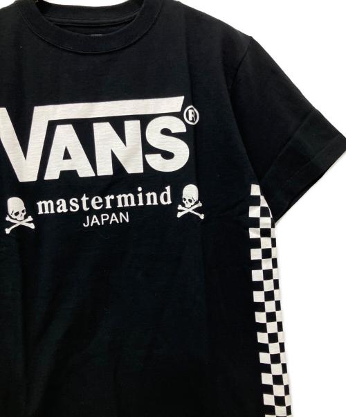VANS（ヴァンズ）VANS (ヴァンズ) Mastermind JAPAN (マスターマインド ジャパン) 半袖Tシャツ ブラック×ホワイト サイズ:Mの古着・服飾アイテム