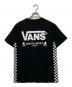 VANS（ヴァンズ）の古着「半袖Tシャツ」｜ブラック×ホワイト