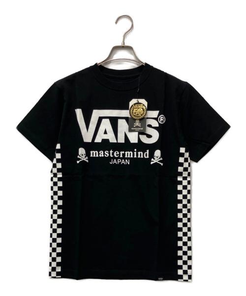 VANS（ヴァンズ）VANS (ヴァンズ) Mastermind JAPAN (マスターマインド ジャパン) 半袖Tシャツ ブラック×ホワイト サイズ:Sの古着・服飾アイテム