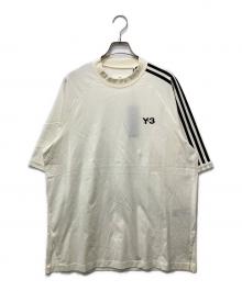Y-3（ワイスリー）の古着「半袖カットソー」｜アイボリー×ブラック