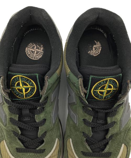 NEW BALANCE（ニューバランス）NEW BALANCE (ニューバランス) STONE ISLAND (ストーンアイランド) ローカットスニーカー グリーン サイズ:28の古着・服飾アイテム