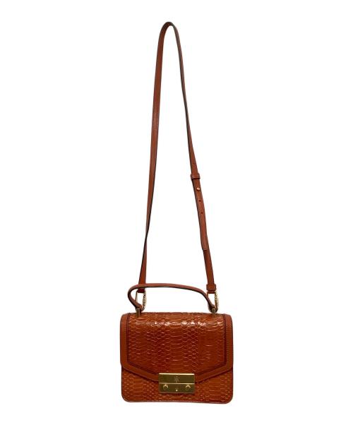 TORY BURCH（トリーバーチ）TORY BURCH (トリーバーチ) 2WAYショルダーバッグ オレンジの古着・服飾アイテム