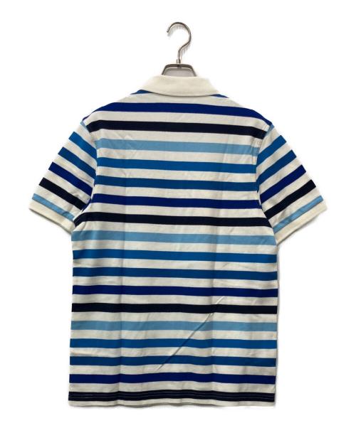 FRED PERRY（フレッドペリー）FRED PERRY (フレッドペリー) ポロシャツ ホワイト×ブルー サイズ:M 未使用品の古着・服飾アイテム